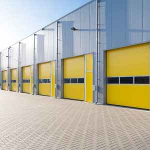 Exterior of industrial warehouse